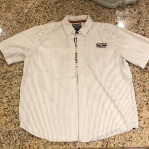 Harley Davidson Large Pinstripe Garage shirt